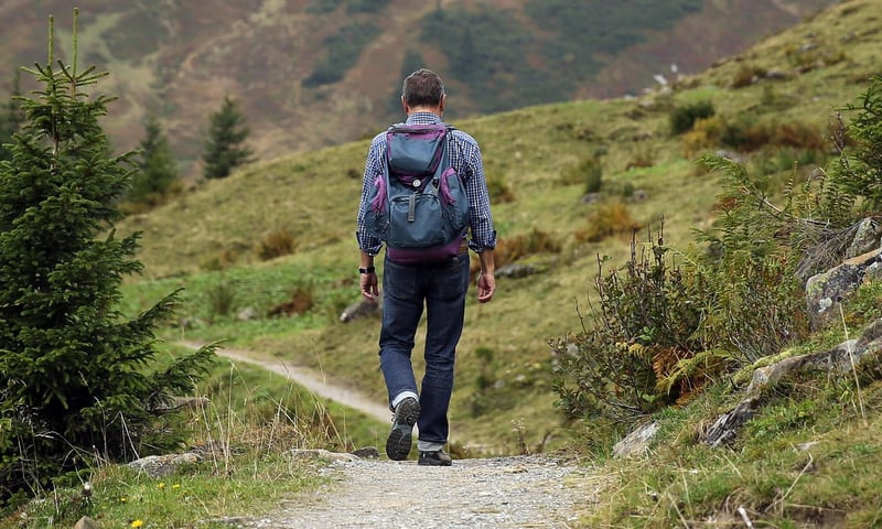 Hiking in Mountains